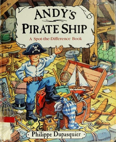 Cover of Andy's pirate ship by Philippe Dupasquier