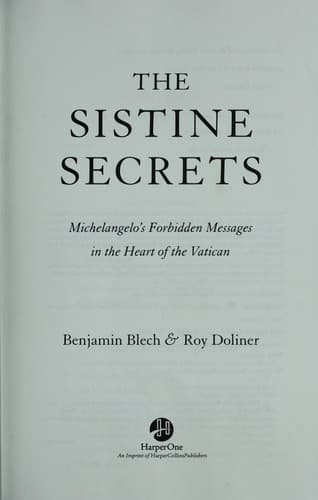 Cover of The Sistine secrets by Benjamin Blech