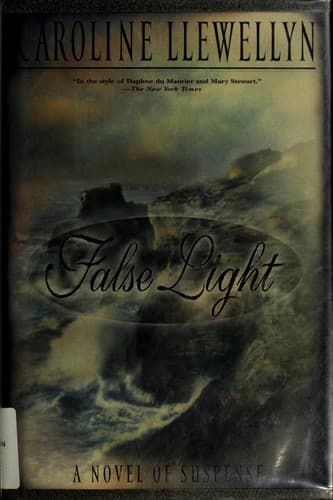 Cover of False light by Caroline Llewellyn