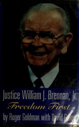 Cover of Justice William J. Brennan, Jr by Roger L. Goldman