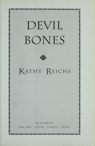 Cover of Devil Bones by Kathy Reichs