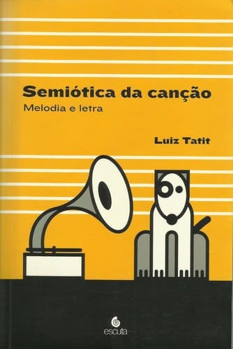 Cover of Semiótica da canção by Luiz Tatit