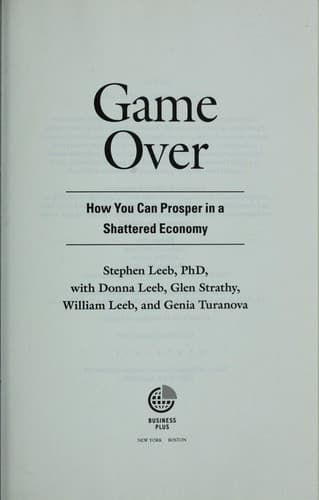 Cover of Game over by Stephen Leeb