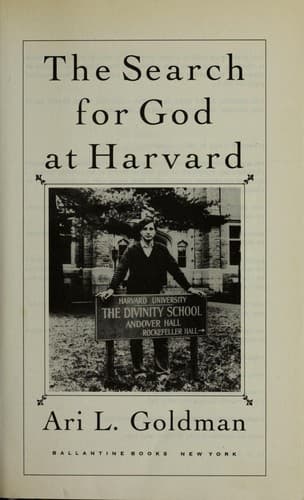 Cover of The search for God at Harvard by Ari L. Goldman