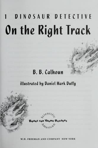 Cover of On the right track by B. B. Calhoun