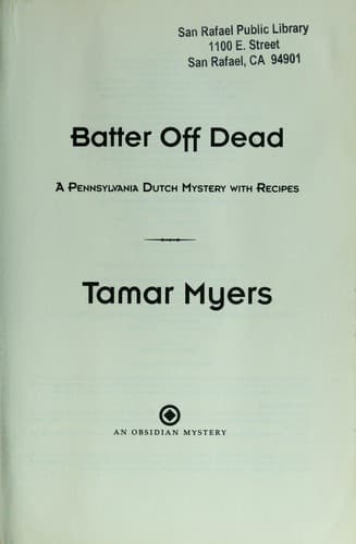 Cover of Batter off dead by Tamar Myers