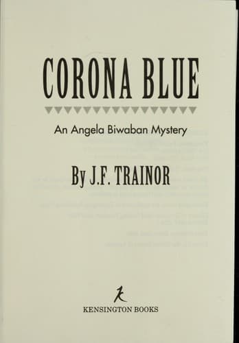 Cover of Corona blue by J. F. Trainor