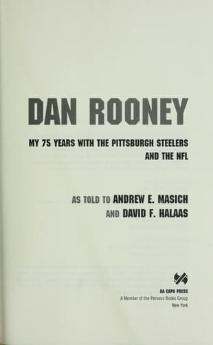 Cover of Dan Rooney by Dan Rooney