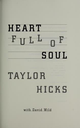 Cover of Heart full of soul by Taylor Hicks