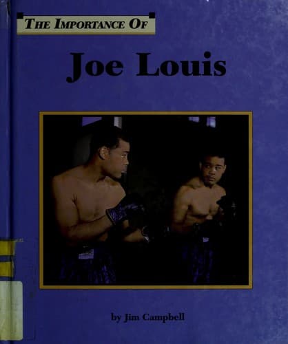 Cover of Joe Louis by Campbell, Jim