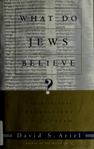 Cover of What do Jews believe? by David S. Ariel