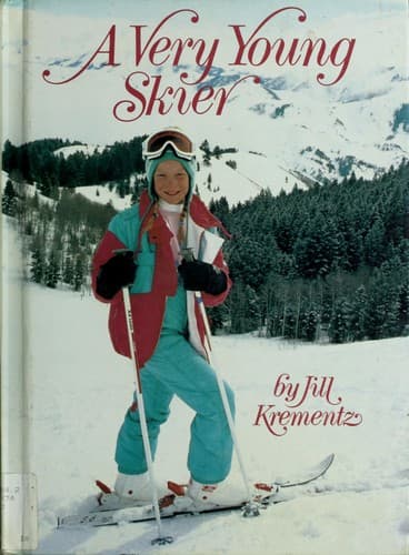 Cover of A very young skier by Jill Krementz
