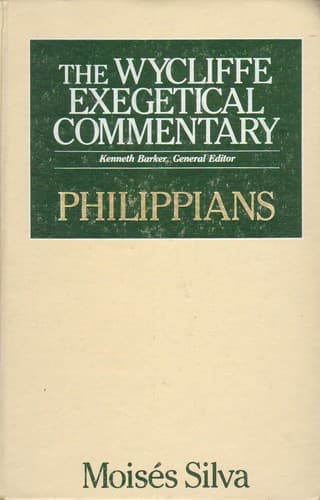 Cover of Philippians by Moisés Silva