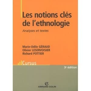 Cover of Les notions clés de l'ethnologie by Marie-Odile Géraud