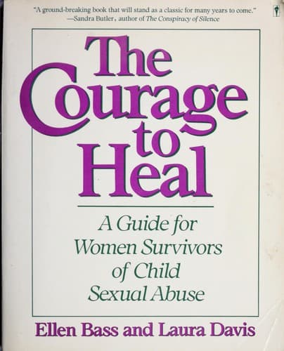 Cover of Thec ourage to heal by Ellen Bass