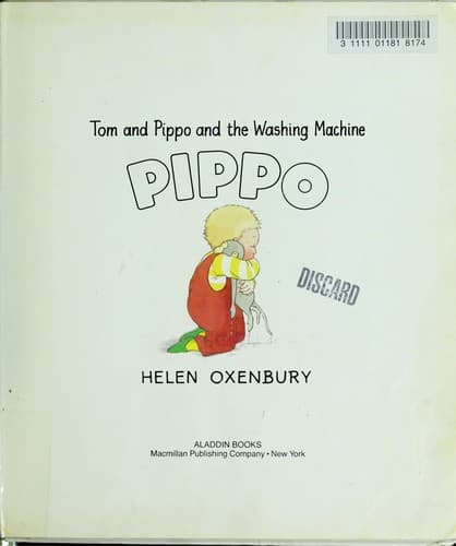 Cover of Tom and Pippo and the washing machine by Helen Oxenbury