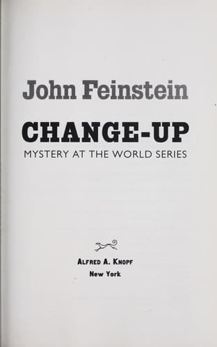 Cover of Change-up by John Feinstein