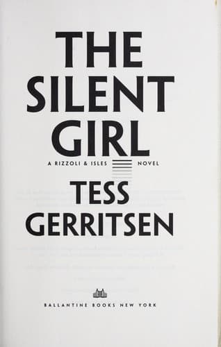 Cover of The Silent Girl by Tess Gerritsen