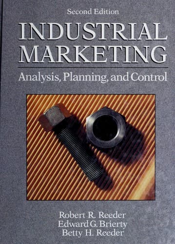 Cover of Industrial marketing by Robert R. Reeder