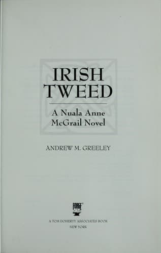 Cover of Irish tweed by Andrew M. Greeley