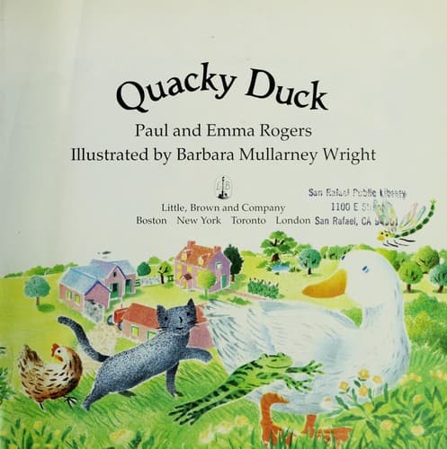 Cover of Quacky Duck by Rogers, Paul
