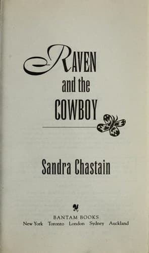 Cover of Raven and the Cowboy by Sandra Chastain
