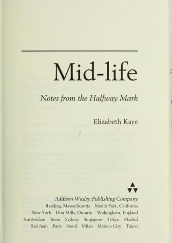Cover of Mid-life by Elizabeth Kaye