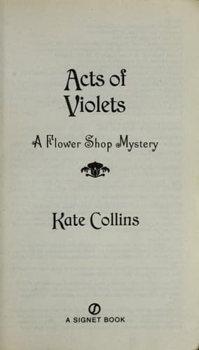 Cover of Acts of violets by Kate Collins