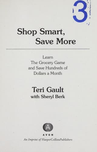 Cover of Shop smart, save more by Teri Gault