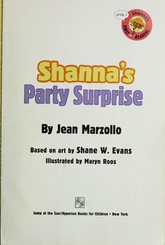 Cover of Shanna's party supprise by Jean Marzollo