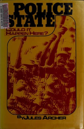 Cover of Police state by Jules Archer