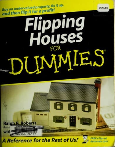 Cover of Flipping Houses For Dummies by Ralph R. Roberts