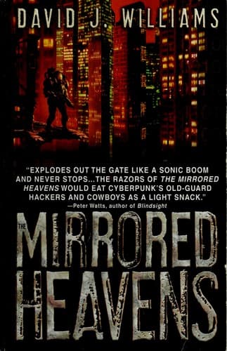 Cover of The mirrored heavens by David J. Williams