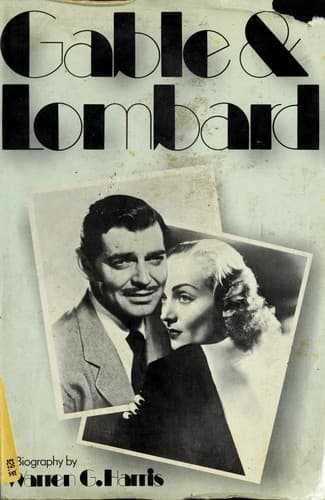 Cover of Gable and Lombard by Warren G. Harris