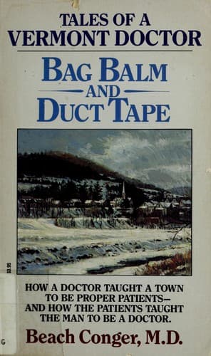 Cover of Bag balm and duct tape by Beach Conger