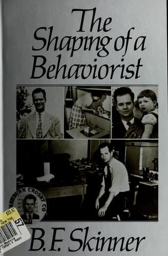 Cover of The Shaping of a Behaviorist (B.F. Skinner's Autobiography, Pt 2) by B. F. Skinner