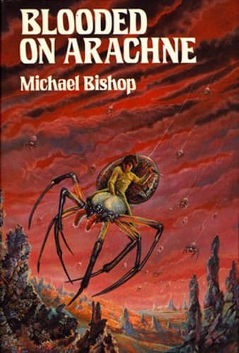 Cover of Blooded on Arachne by Michael Bishop