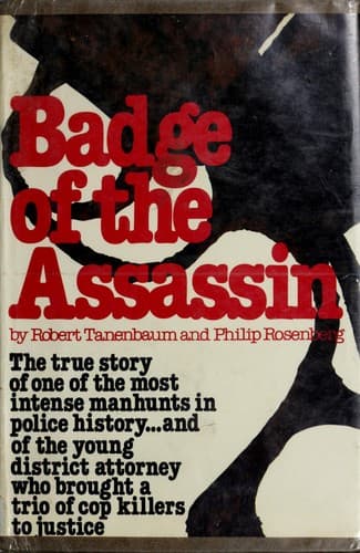 Cover of Badge of the assassin by Robert Tanenbaum