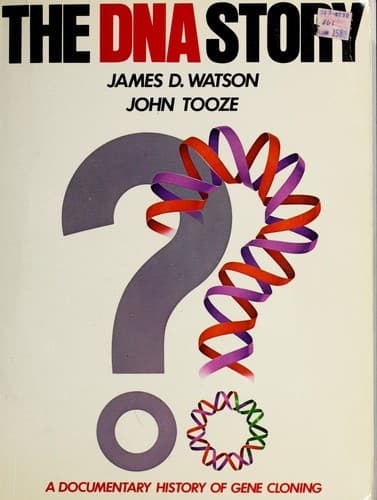 Cover of The DNA story by James D. Watson