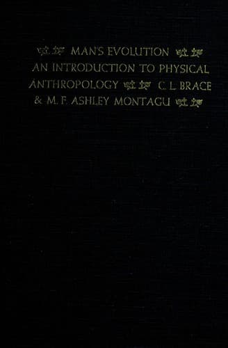 Cover of Man's Evolution by C. Loring Brace
