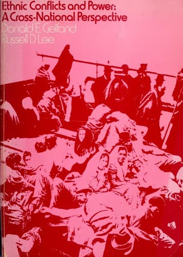 Cover of Ethnic conflicts and power by Donald E. Gelfand