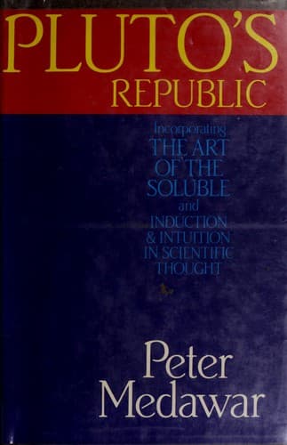 Cover of Pluto's Republic by P. B. Medawar