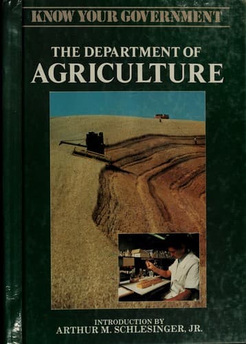 Cover of The Department of Agriculture by R. Douglas Hurt