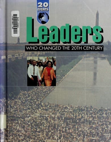 Cover of Leaders who changedthe20th century by Jodine Mayberry