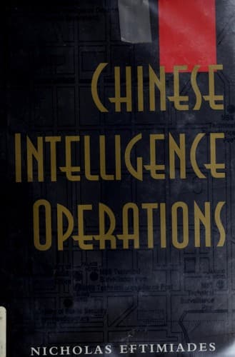 Cover of Chinese intelligence operations by Nicholas Eftimiades
