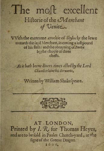 Cover of The Merchant of Venice by William Shakespeare
