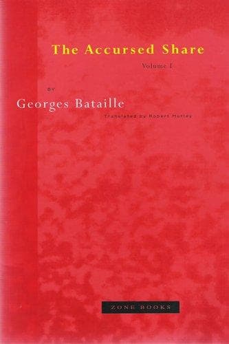 Cover of The accursed share by Georges Bataille