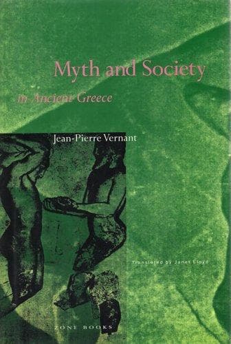 Cover of Mythe et société en Grèce ancienne by Jean-Pierre Vernant