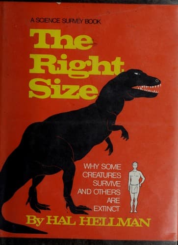 Cover of The right size by Hal Hellman