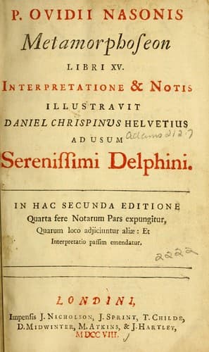 Cover of Metamorphoses by Ovid